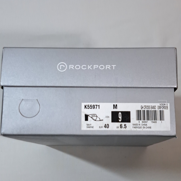 Rockport Heeled Sandal in Navy Marine Size 9 - Picture 5 of 5